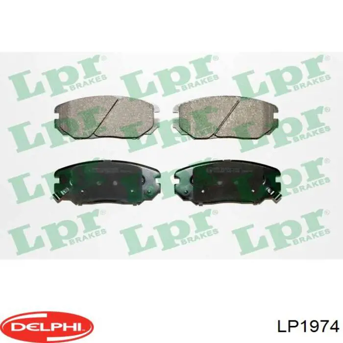 Колодки Delphi LP1974 цена, от 25.31 USD