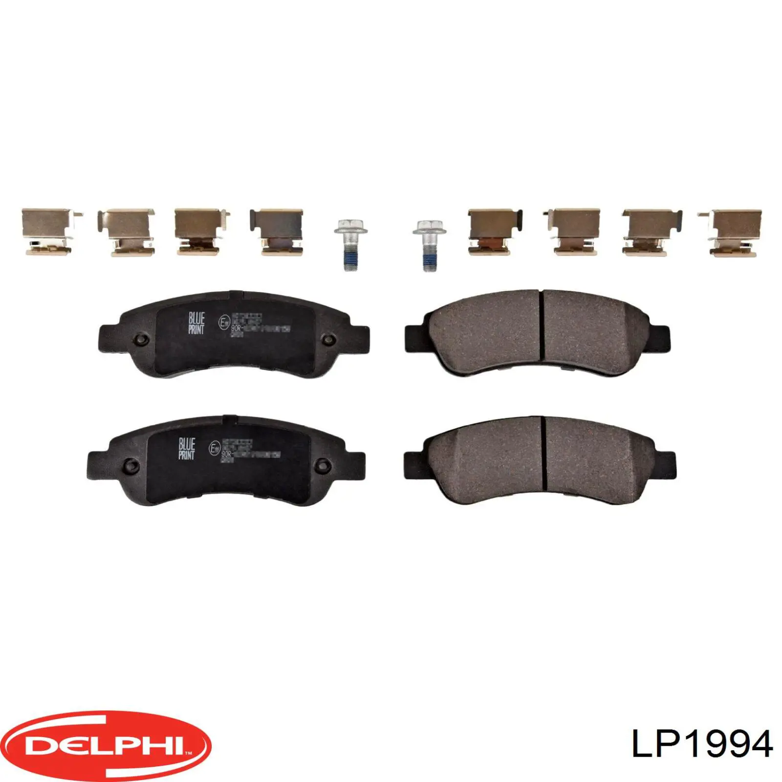 LP1994 Delphi колодки тормозные задние дисковые
