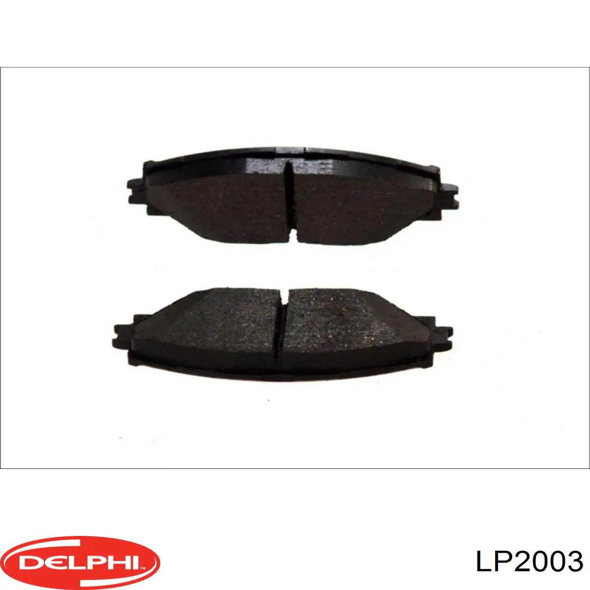 LP2003 Delphi колодки тормозные передние дисковые