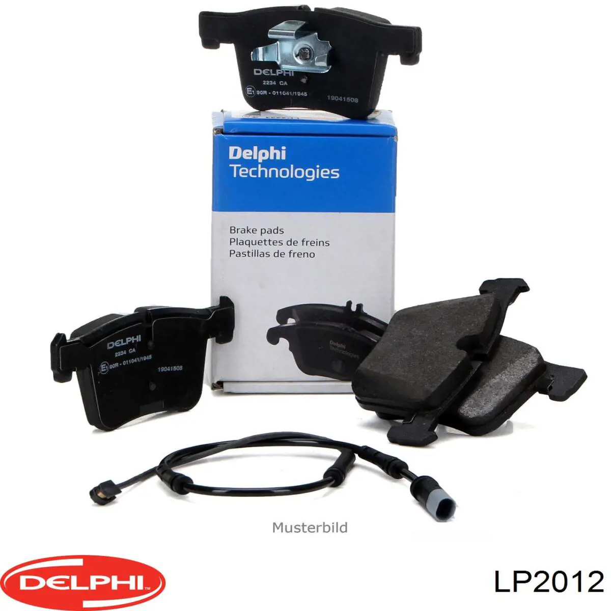 Купить LP2012 Delphi Колодки тормозные