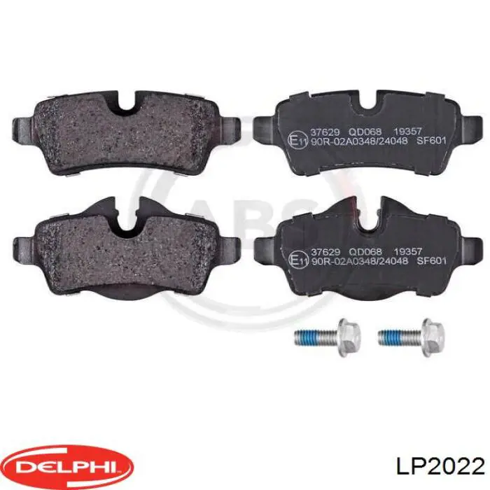 LP2022 Delphi Колодки тормозные дисковые комплект