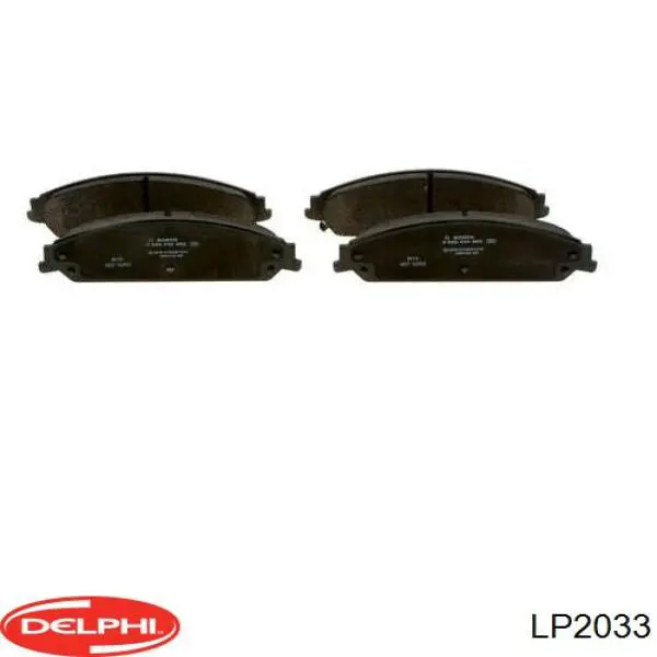 Колодки Delphi LP2033 цена, от 42.58 USD