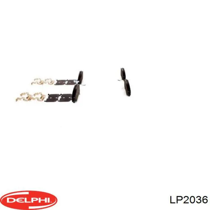 Тормозные колодки Delphi LP2036