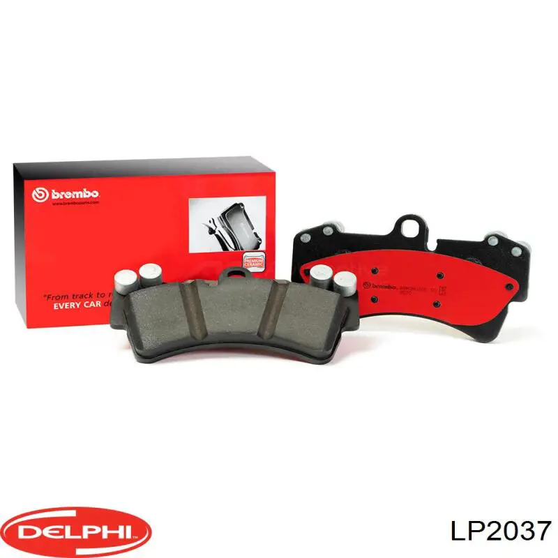 Купить LP2037 Delphi Колодки тормозные
