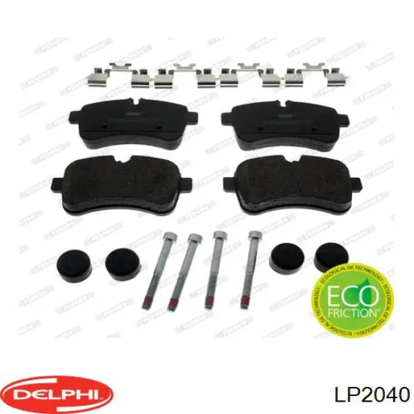 Задние дисковые колодки Delphi LP2040
