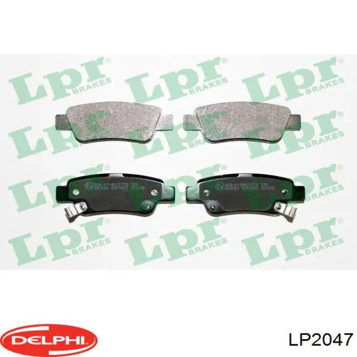 Колодки дисковые  Delphi LP2047 цена, от 22.86 USD