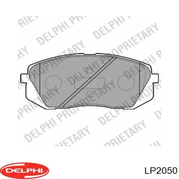 Колодки Delphi LP2050 цена, от 27.76 USD