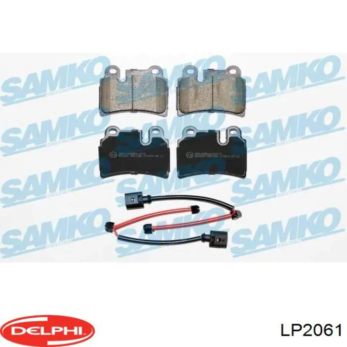 Колодки дисковые  Delphi LP2061 цена, от 21.88 USD