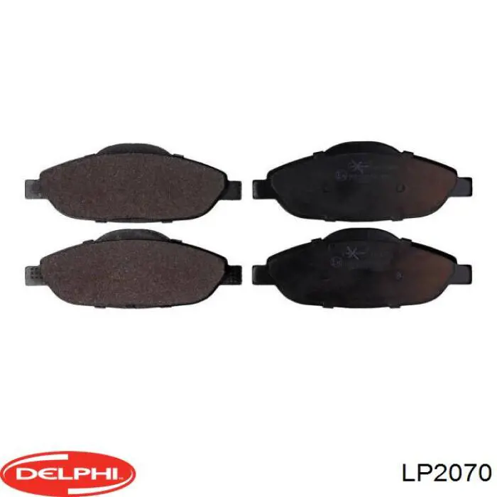 Тормозные колодки Delphi LP2070