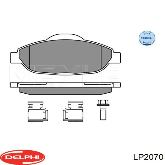 LP2070 Delphi Колодки передние