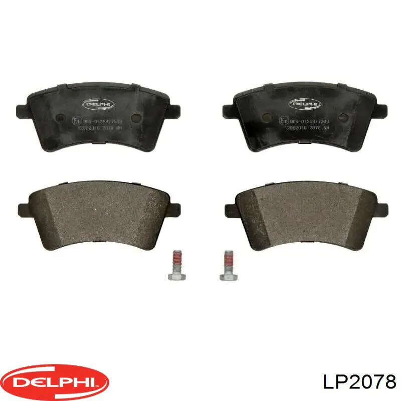 Купить LP2078 Delphi Колодки тормозные