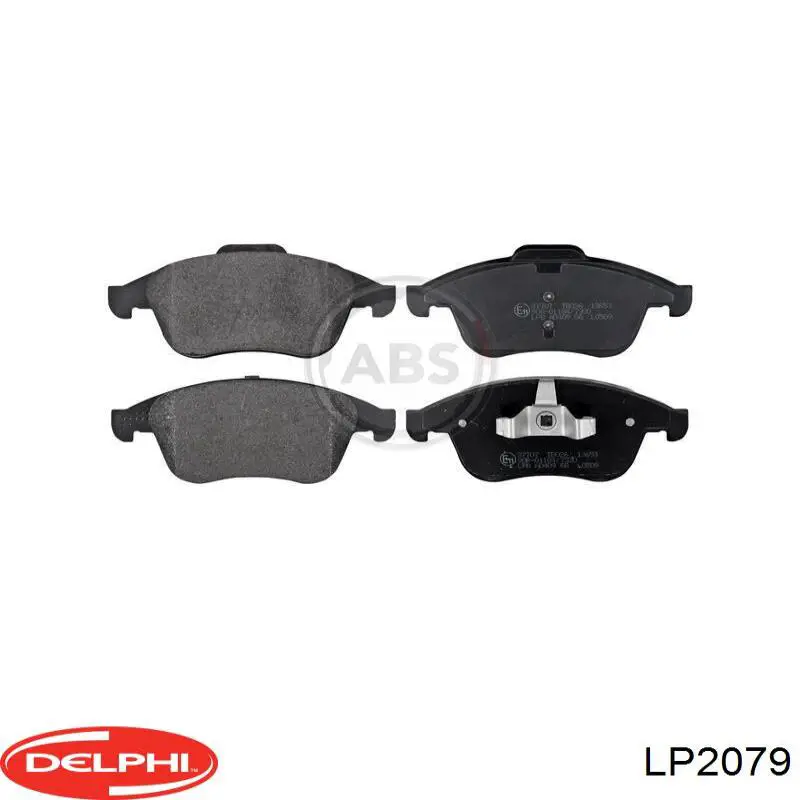 Колодки Delphi LP2079 цена, от 26.18 USD