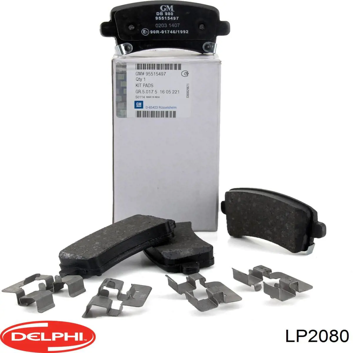 LP2080 Delphi Колодки передние