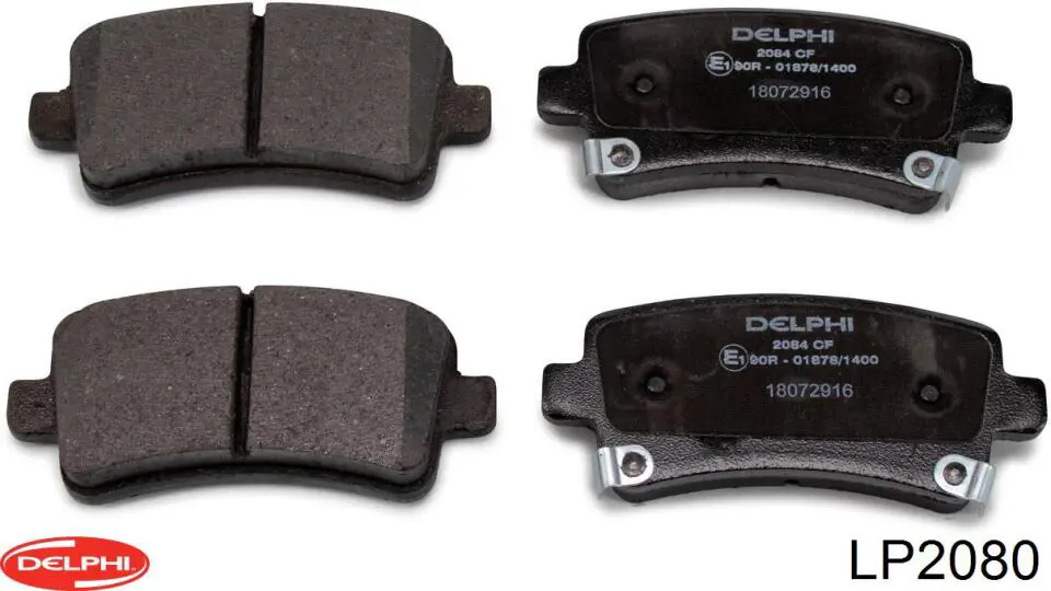 Колодки Delphi LP2080 цена, от 25.92 USD