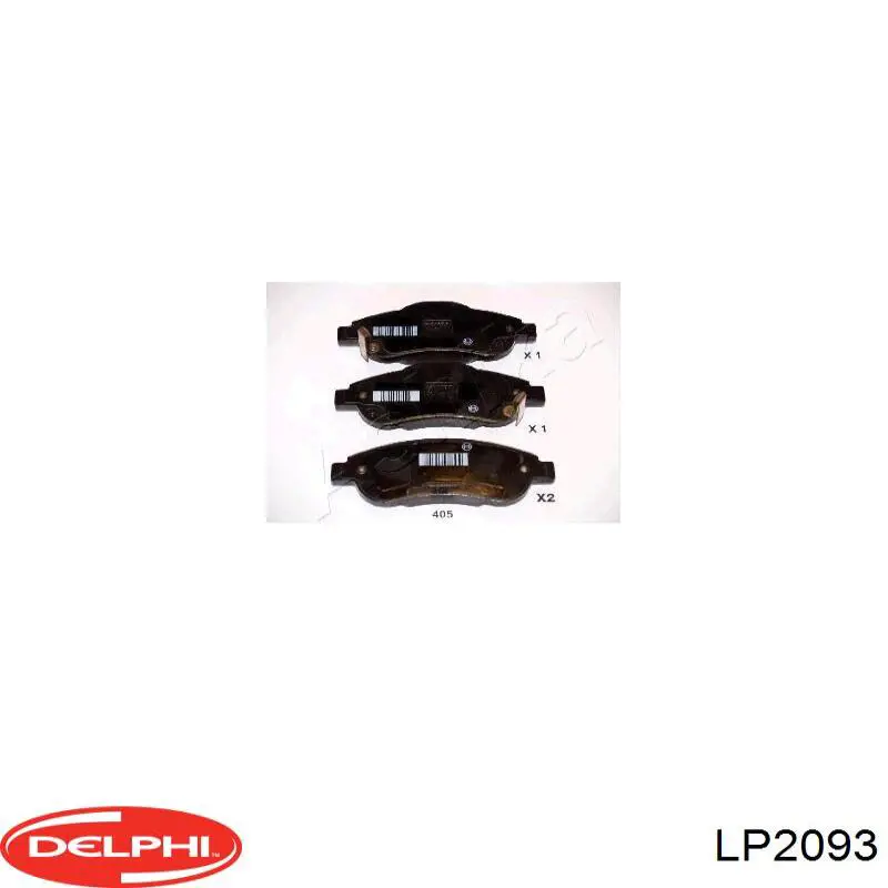 Колодки Delphi LP2093 цена, от 25.43 USD