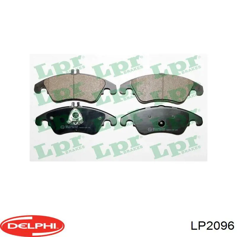 Купить LP2096 Delphi Колодки тормозные