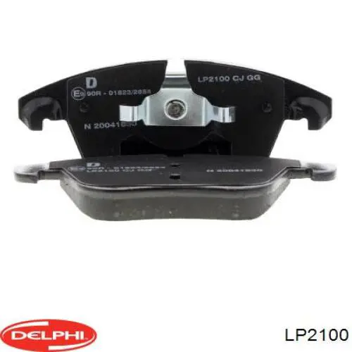 LP2100 Delphi колодки тормозные передние дисковые