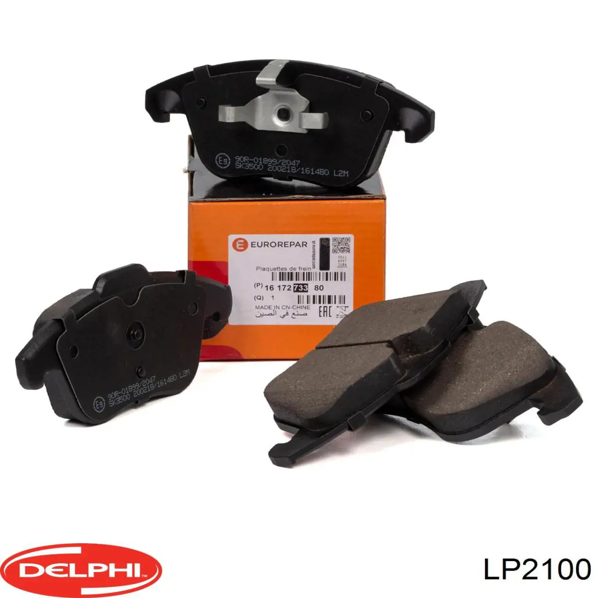 Купить LP2100 Delphi Колодки тормозные