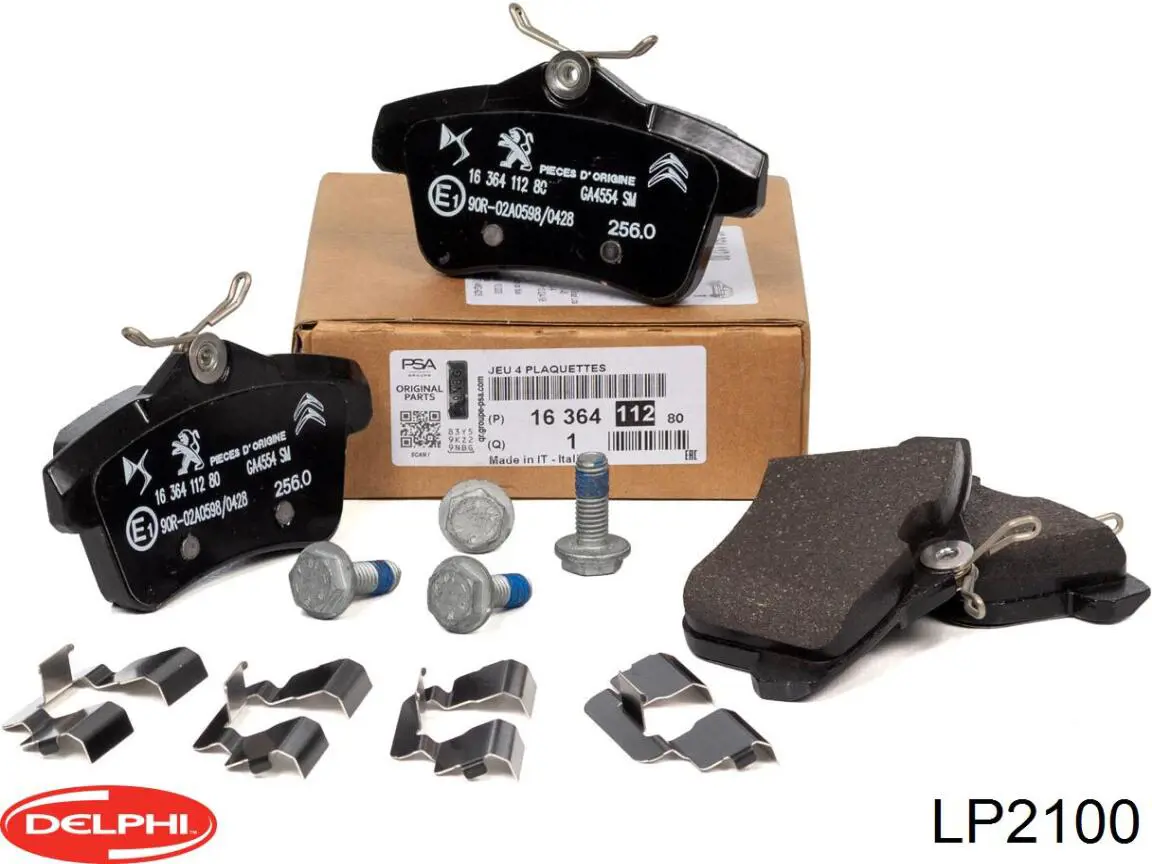 LP2100 Delphi Колодки передние