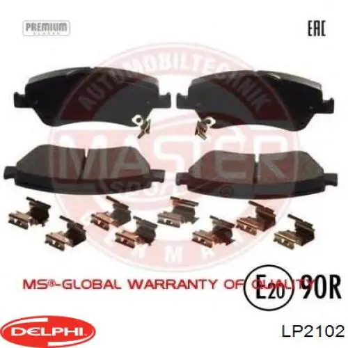 Колодки Delphi LP2102 цена, от 22.91 USD