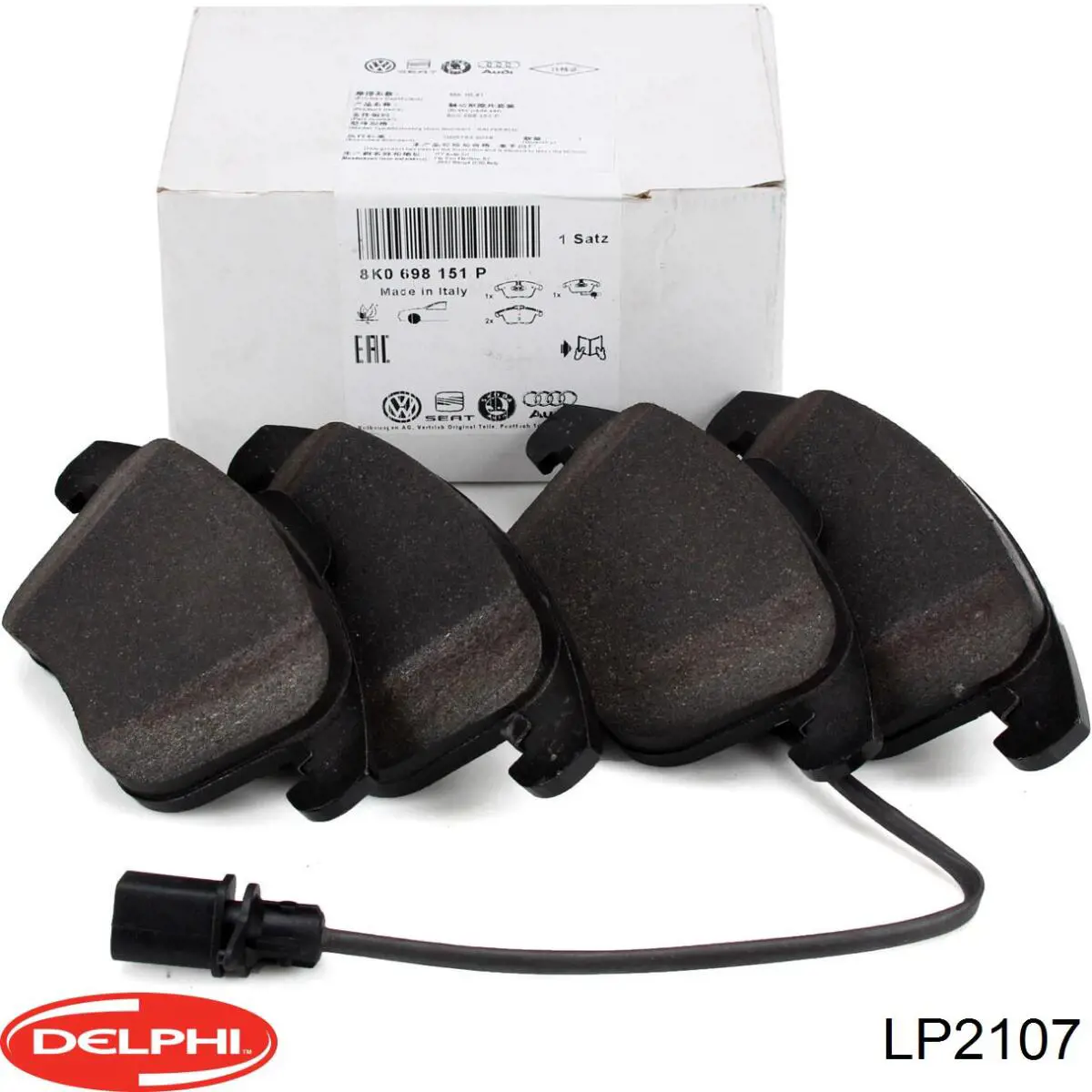 Колодки Delphi LP2107 цена, от 33.14 USD