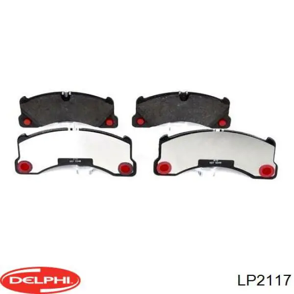 Передние тормозные колодки LP2117 Delphi