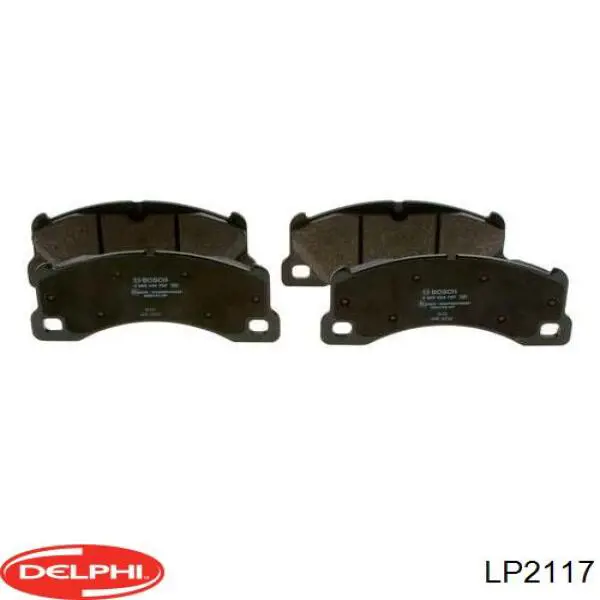 Колодки Delphi LP2117 цена, от 44.17 USD