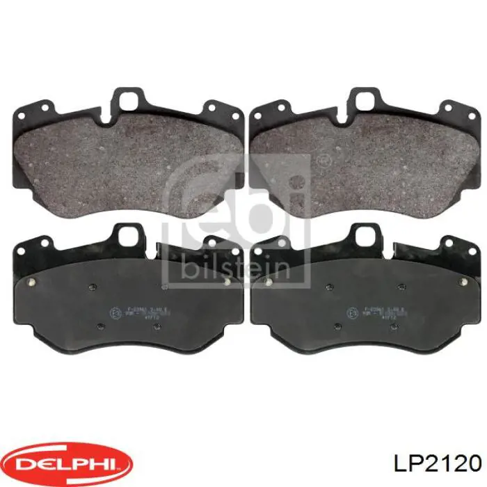 LP2120 Delphi Колодки передние