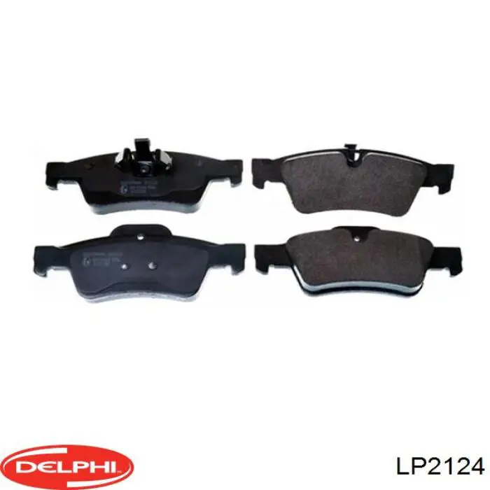 Задние дисковые колодки Delphi LP2124
