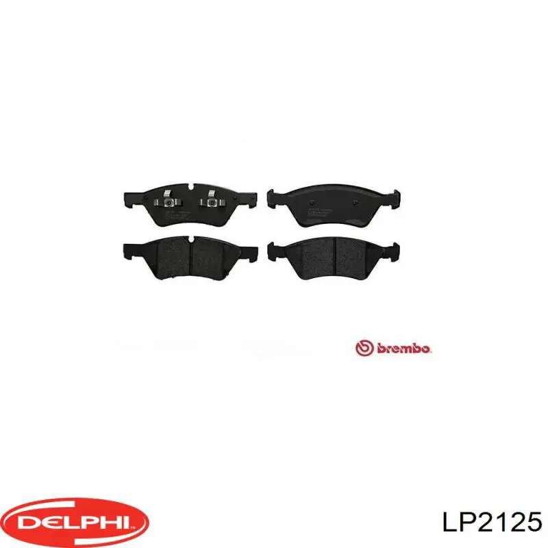 Колодки Delphi LP2125 цена, от 36.78 USD