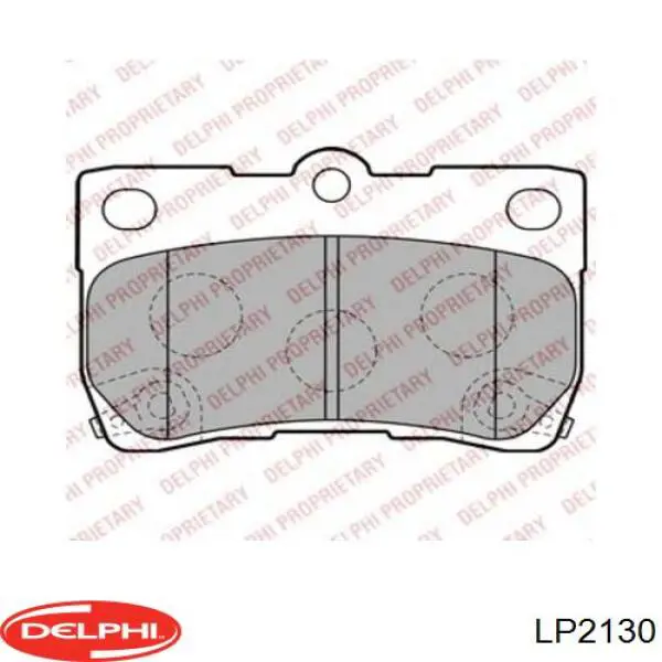 Задние тормозные колодки LP2130 Delphi