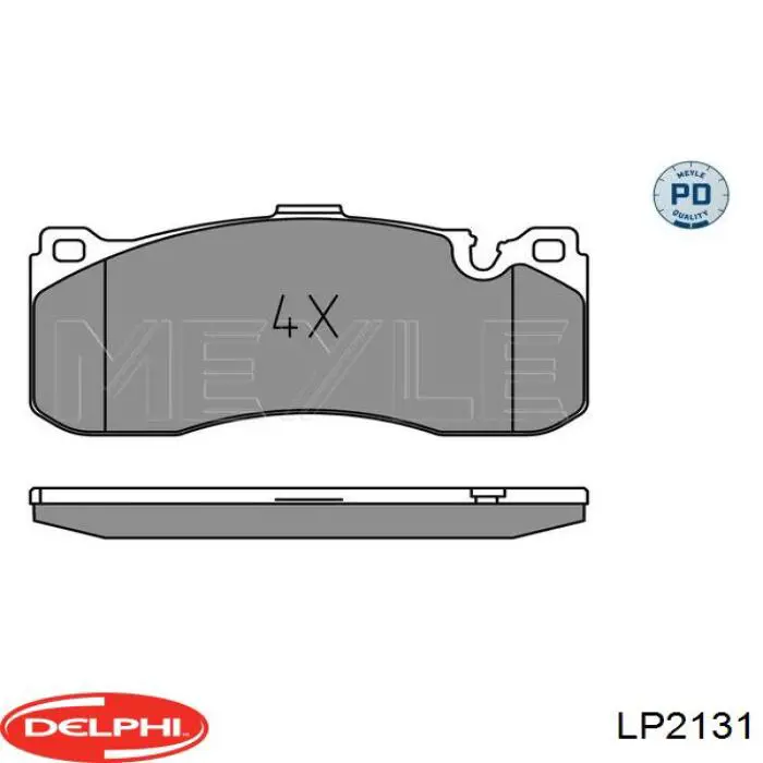 Колодки Delphi LP2131 цена, от 42.51 USD