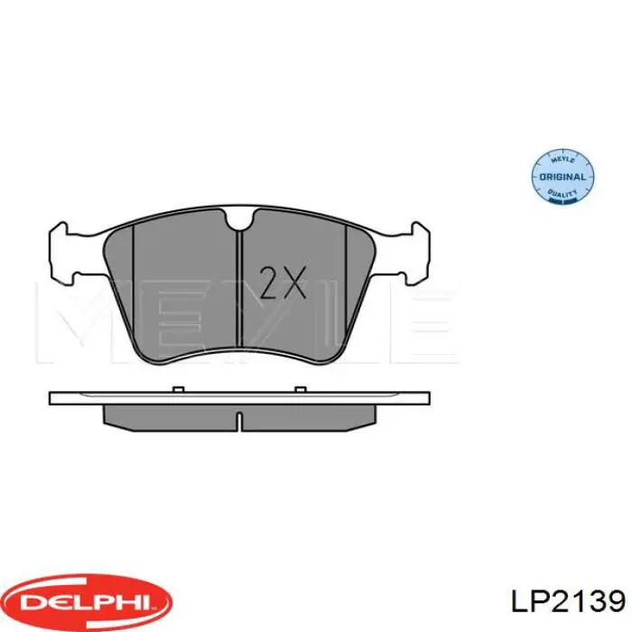 Тормозные колодки Delphi LP2139