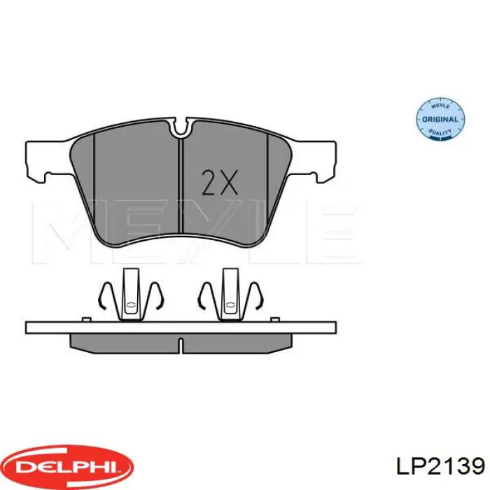 Купить LP2139 Delphi Колодки тормозные