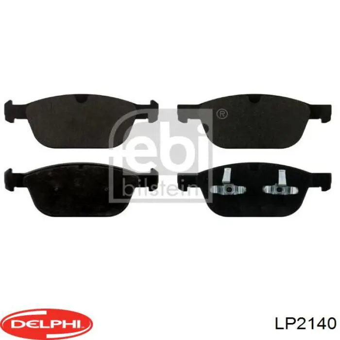 Тормозные колодки Delphi LP2140