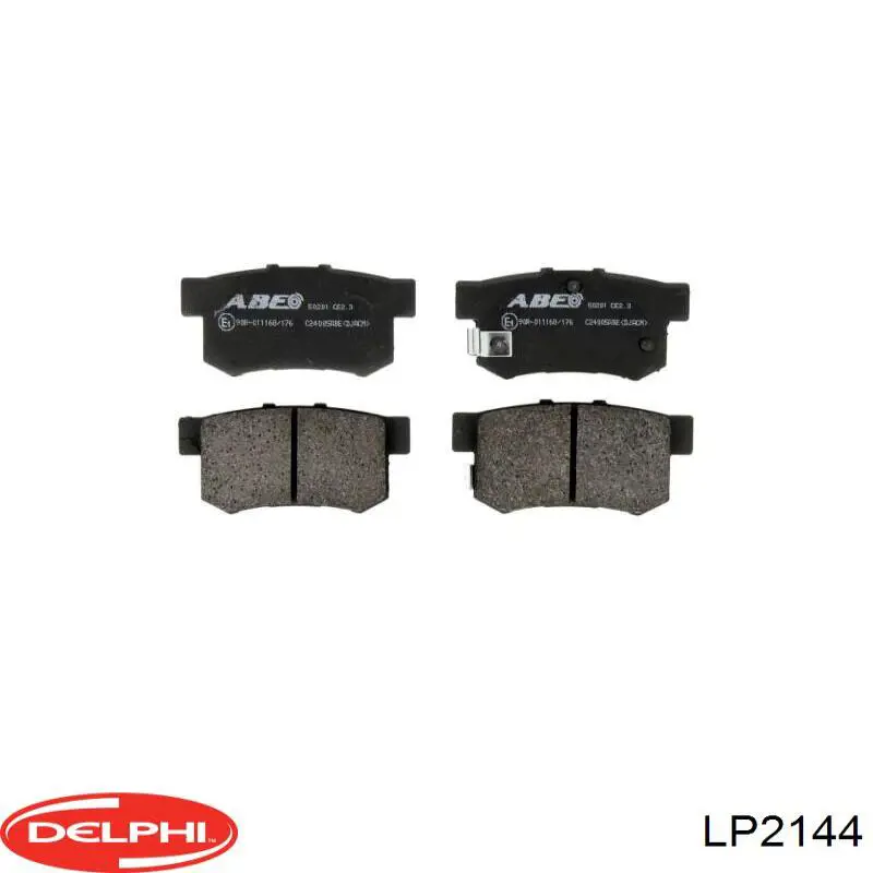 Передние тормозные колодки LP2144 Delphi
