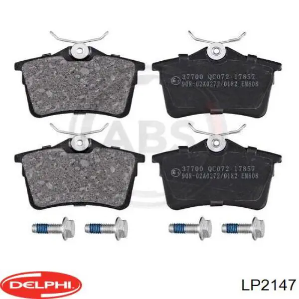Задние дисковые колодки Delphi LP2147