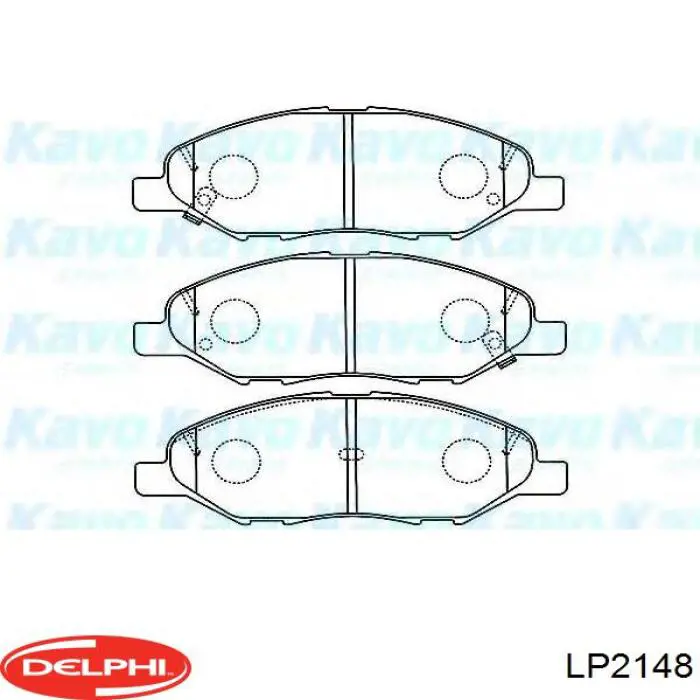 LP2148 Delphi Колодки передние