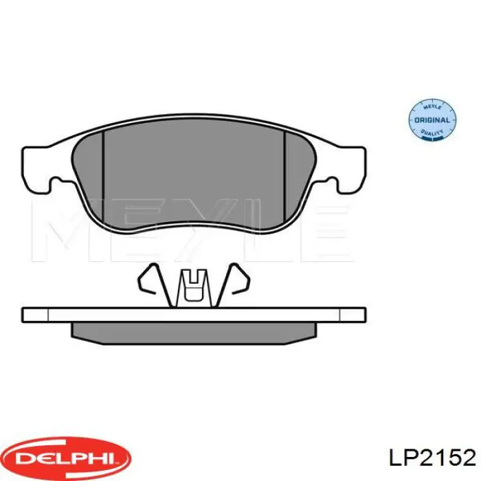 Купить LP2152 Delphi Колодки тормозные