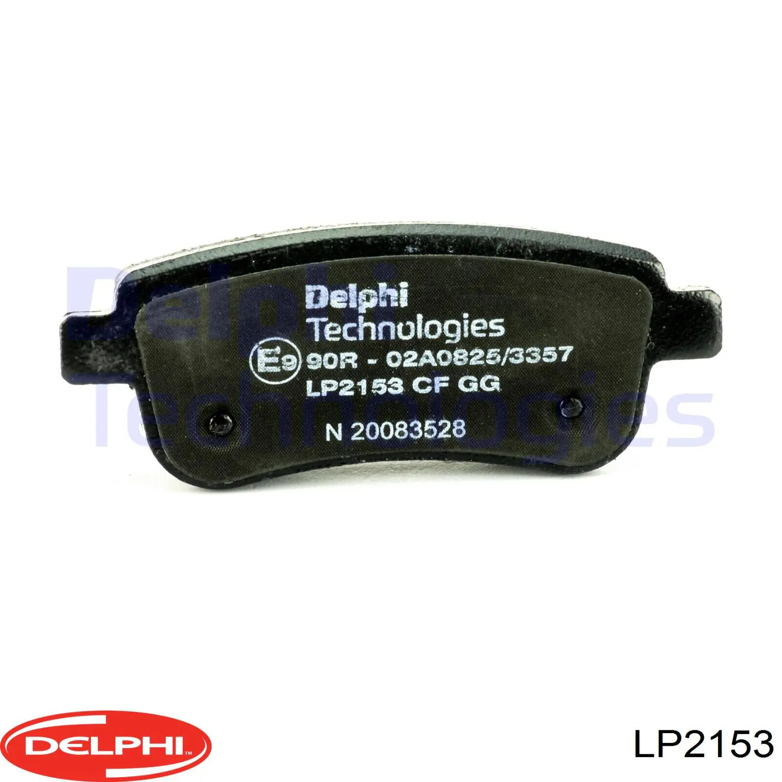 Купить LP2153 Delphi Колодки тормозные задние, дисковые