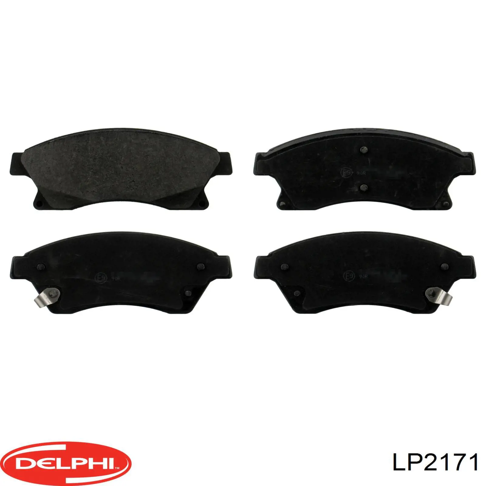 LP2171 Delphi передние тормозные колодки