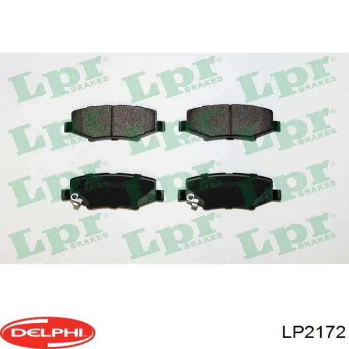 Колодки дисковые  Delphi LP2172 цена, от 21.84 USD