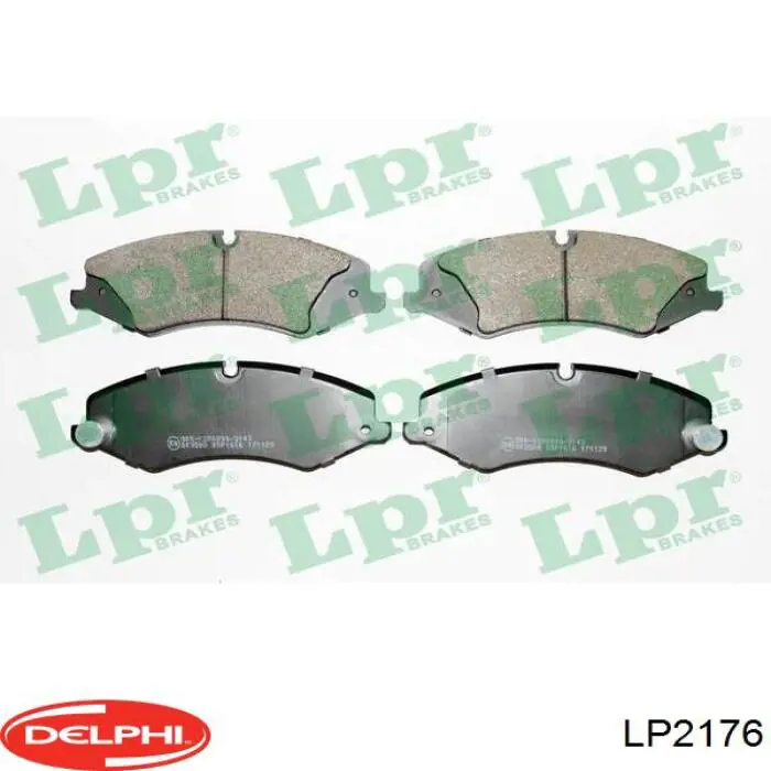 Купить LP2176 Delphi Колодки тормозные