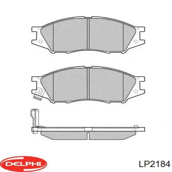 Колодки Delphi LP2184 цена, от 14.70 USD