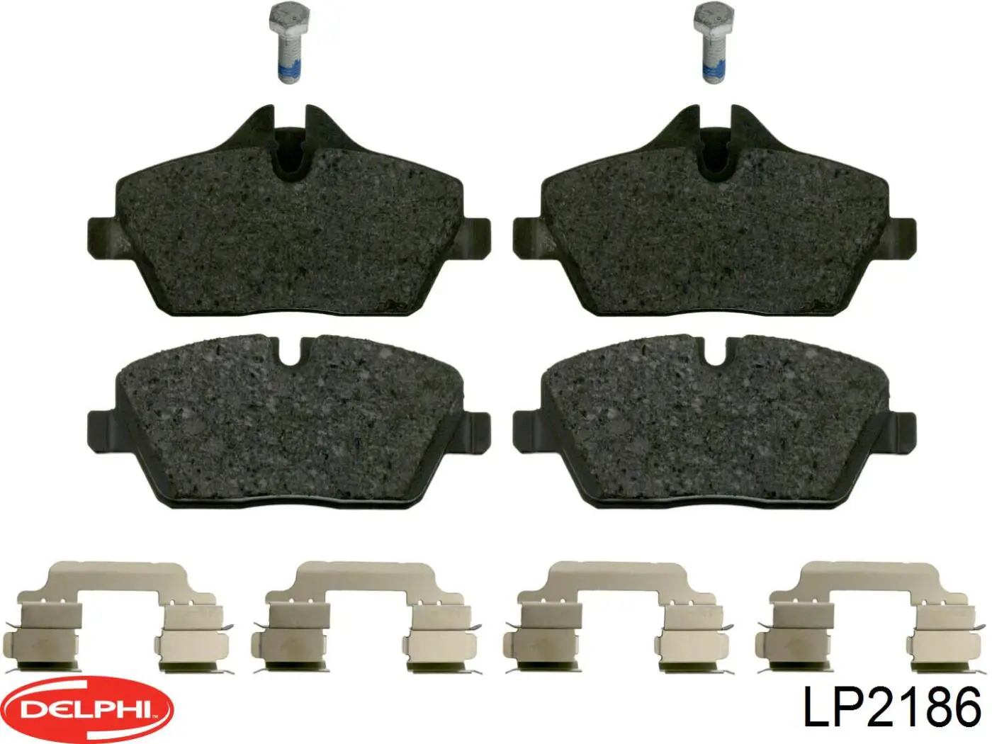 Передние тормозные колодки LP2186 Delphi