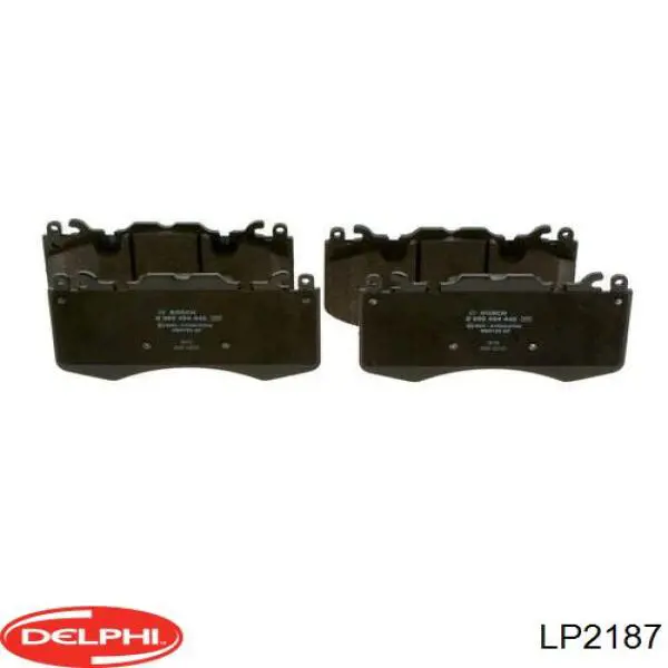 Передние тормозные колодки LP2187 Delphi