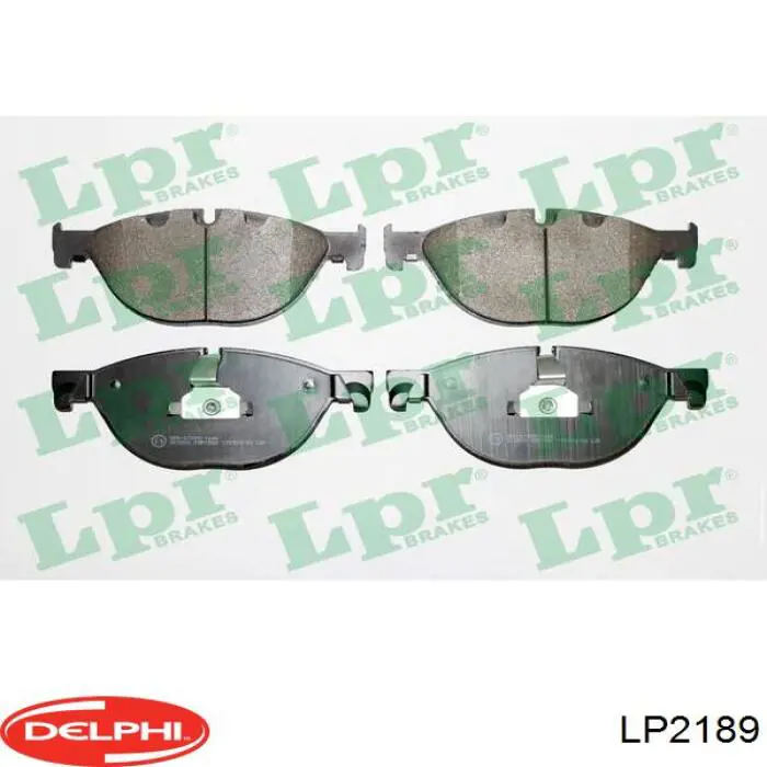 Купить LP2189 Delphi Колодки тормозные
