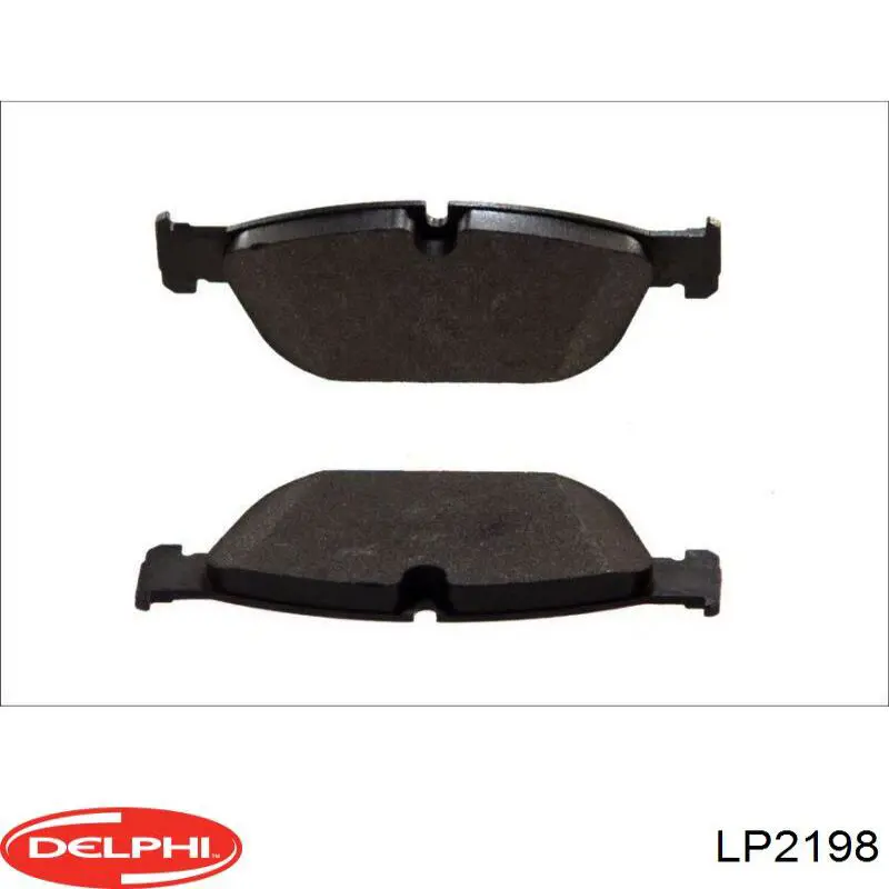 Передние тормозные колодки LP2198 Delphi