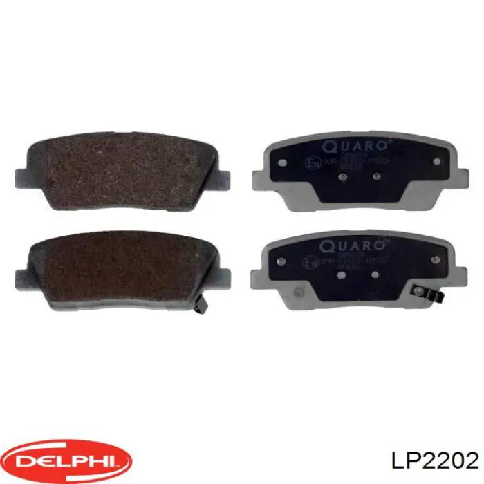 Колодки дисковые  Delphi LP2202 цена, от 20.10 USD