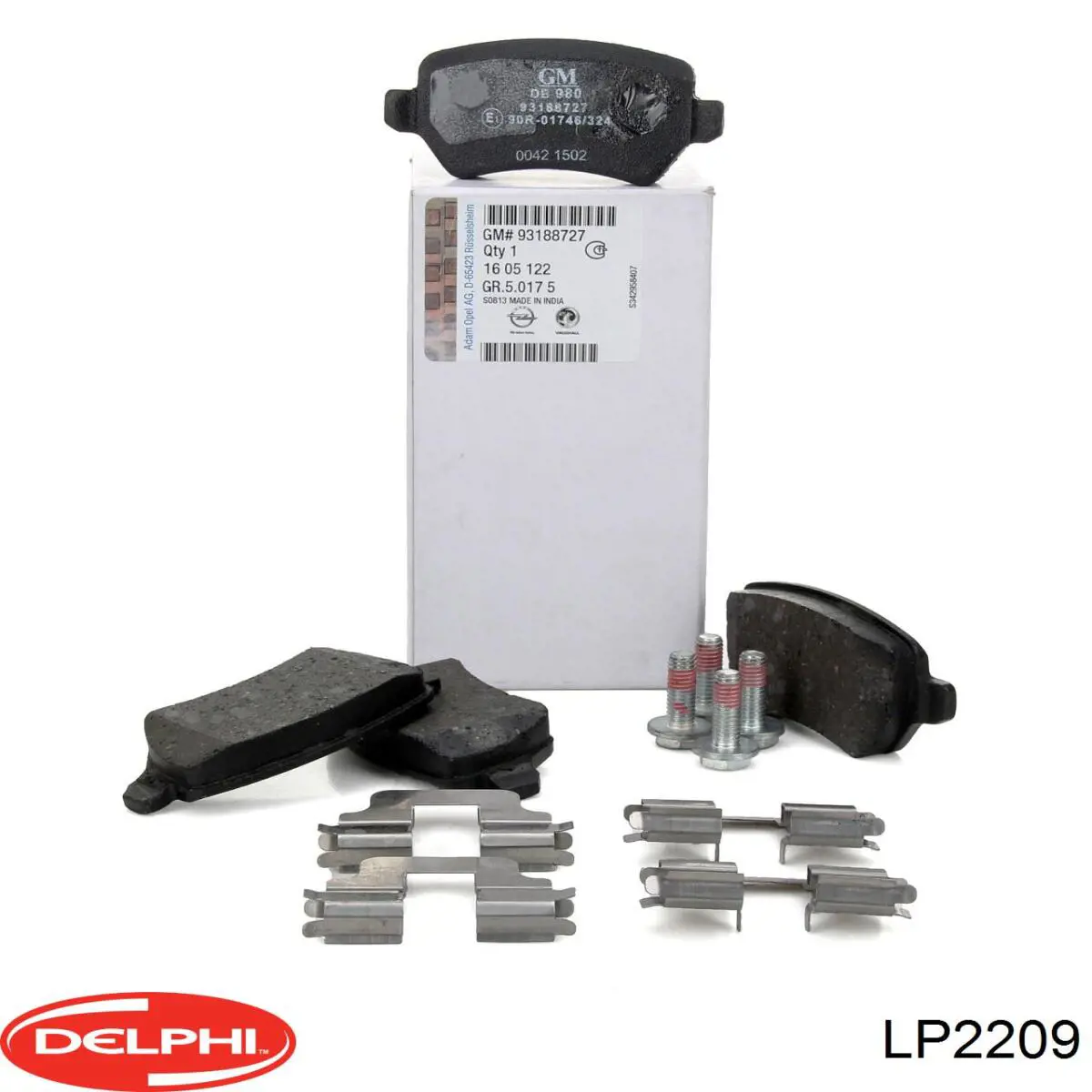 Колодки дисковые  Delphi LP2209 цена, от 21.93 USD